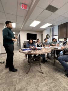 David Rodriguez teaching a real estate and homeownership education class to professionals and community members.